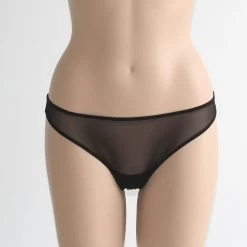 Tüll- String PETITS BIJOUX Von La Perla -Modische Unterwäsche slip schwarz la perla