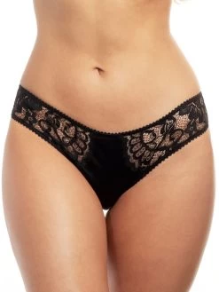 Satin Slip MARLENE Von Prelude Milano -Modische Unterwäsche slip schwarz yd300 prelude 1 5