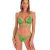 Triangel-Bikini MACULATO Grün-lurex Von Pin-Up Stars -Modische Unterwäsche slip bikini pb070cf gruen pin up stars 3
