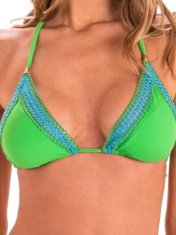 Triangel-Bikini MAIN Grün Von Pin-Up Stars -Modische Unterwäsche slip bikini pb195f gruen pin up stars 4