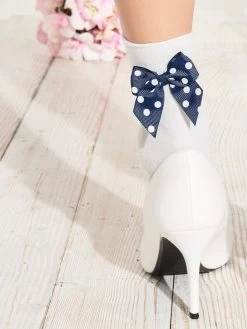 Baumwolle Söckchen CYCLAMEN Von Trasparenze -Modische Unterwäsche soeckchen cyclamen calzino weiss trasparenze 5 3