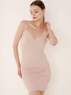 70% Seide 30% Baumwolle Spaghettiträger Nachthemd RIPP Von Eva B. Bitzer 10 70% Seide 30% Baumwolle Spaghettiträger Nachthemd RIPP Von Eva B. Bitzer -Modische Unterwäsche spaghetti unterkleid rosecloud 27338278 jersey rip eva b bitzer 2