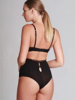 Spitze Taillenslip Schwarz Von Prelude Milano -Modische Unterwäsche spitze bh taillenslip ys258 yd256 schwarz prelude 2 2