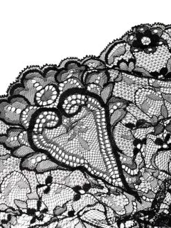 Langarm-Body COEUR Spitze Schwarz Von Cadolle -Modische Unterwäsche spitze body coeur dentelle noire 4089dk cadolle