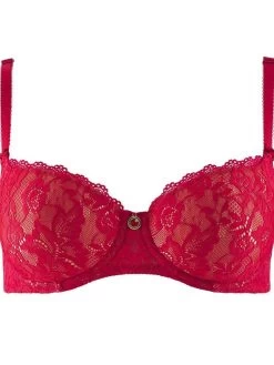 Halbschale BH ROSESSENCE HK Spitze Von Aubade 21 Halbschale BH ROSESSENCE HK Spitze Von Aubade -Modische Unterwäsche spitze dessous hk04 1 gala rot rosessence aubade 28