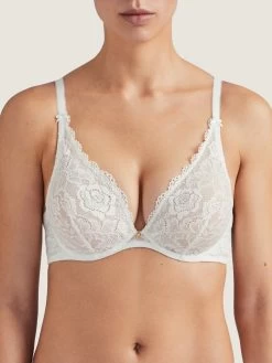 Bügel-BH ROSESSENCE HK Spitze Von Aubade -Modische Unterwäsche spitze dessous hk12 6 2 opal weiss rosessence aubade 14 1