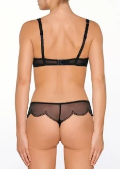 Tüllspitze String CRAVACHE Von Millesia -Modische Unterwäsche spitze lingerie cravache m1031 m1088 schwarz millesia