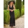 Baumwolle-Spitze Sommerkleid GITANE Schwarz Von Marjolaine 2 Baumwolle-Spitze Sommerkleid GITANE Schwarz Von Marjolaine -Modische Unterwäsche spitze sommerkleid 8git3001 noir0004 marjolaine