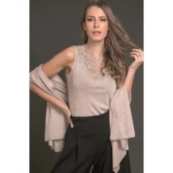 Merinowolle-Seide STOLA Schultertuch Von Artimaglia