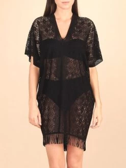 Spitze Strandtunika YLEE 23 Von Pain De Sucre 14 Spitze Strandtunika YLEE 23 Von Pain De Sucre -Modische Unterwäsche strand tunika ylee spitze schwarz pain de sucre 2