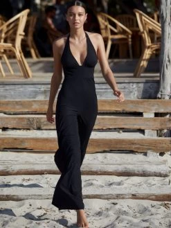 Jumpsuit RYTA 51 Schwarz Von Pain De Sucre -Modische Unterwäsche strandanzug schwarz ryta pain de sucre