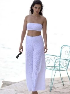 Strandhose Aus Spitze MALI 80 Von Pain De Sucre -Modische Unterwäsche strandhose weiss spitze mali pain de sucre