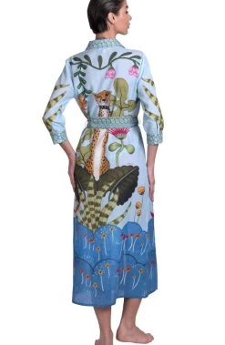 Strandkleid JUNGLE ATTITUDE Von Pin-Up Stars 13 Strandkleid JUNGLE ATTITUDE Von Pin-Up Stars -Modische Unterwäsche strandkleid jungle attitude blau pa111a pin up stars 3 5