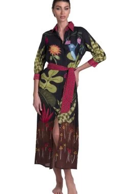 Strandkleid JUNGLE ATTITUDE Von Pin-Up Stars 15 Strandkleid JUNGLE ATTITUDE Von Pin-Up Stars -Modische Unterwäsche strandkleid jungle attitude schwarz pa111a pin up stars 3 5