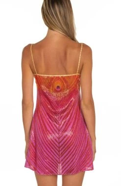 Strandkleid PIUMA Fuchsia Pink Von Pin-Up Stars -Modische Unterwäsche strandkleid pink pb246a c018 pin up stars 3