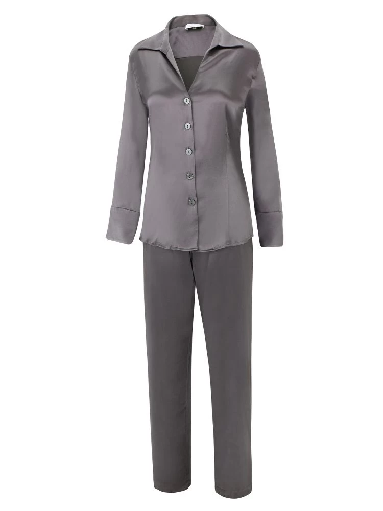 Stretchseide Schlafanzug SLOANE STREET Exclusiv Eva B. Bitzer 11 Stretchseide Schlafanzug SLOANE STREET Exclusiv Eva B. Bitzer – Bild 9