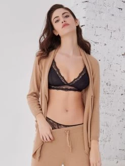 Strickjacke CARDIGAN SOFT Wolle-Mix Von Ritratti -Modische Unterwäsche strickjacke soft biscotto 72921 ritratti