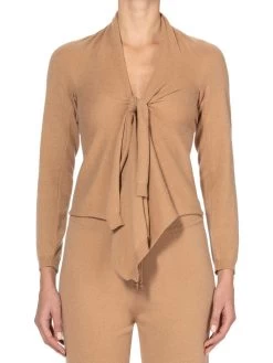 Strickjacke CARDIGAN SOFT Wolle-Mix Von Ritratti -Modische Unterwäsche strickjacke soft biscotto 72921 ritratti 2 7