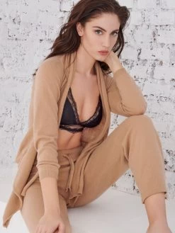 Strickjacke CARDIGAN SOFT Wolle-Mix Von Ritratti -Modische Unterwäsche strickjacke soft biscotto 72921 ritratti 3