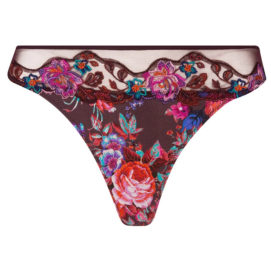 String AVEU EN FLEURS Seide Von Lise Charmel 4 String AVEU EN FLEURS Seide Von Lise Charmel – Bild 2