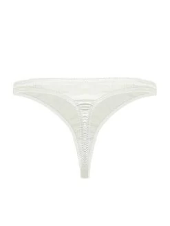 Satin String CATHY Von Cadolle -Modische Unterwäsche string cathy satin ivoire 1110sp cadolle