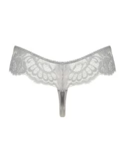 Spitze String MARLENE Von Prelude Milano -Modische Unterwäsche string grau yd302 prelude 4