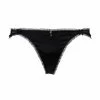 Stretch-Satin String ELISABETH Von Escora -Modische Unterwäsche string schwarz elisabeth 1533E102 escora