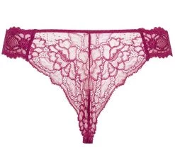 String SUBLIME EN DENTELLE Von Lise Charmel -Modische Unterwäsche string spitze ach0013 fuchsia sublime en dentelle lise charmel 1 1