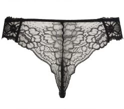 String SUBLIME EN DENTELLE Von Lise Charmel -Modische Unterwäsche string spitze ach0013 noir sublime en dentelle lise charmel 1 1