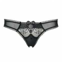 Spitzen-String TESSA Schwarz Von Escora