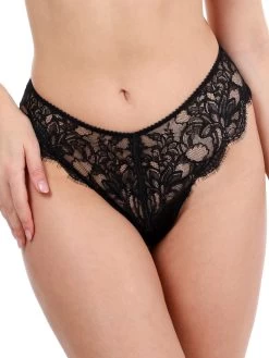 Spitzen String VALSE Von Prelude Milano -Modische Unterwäsche string spitzenbund yd320 schwarz prelude milano 5