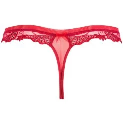 String DRESSING FLORAL Tüll Von Lise Charmel -Modische Unterwäsche string tuell acc0088 rot dressing floral lise charmel