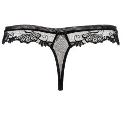 String DRESSING FLORAL Tüll Von Lise Charmel -Modische Unterwäsche string tuell acc0088 schwarz dressing floral lise charmel