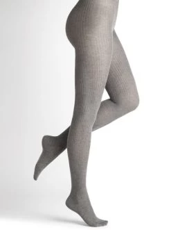 Ripp-Strumpfhose CASHMERE SILK Mit Baumwolle Von Bleuforêt -Modische Unterwäsche strumpfhose baumwolle kaschmir seide rippstrick 3210 grau bleuforet