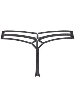 String 4 Cm SPACE ODYSSEY STYLE Checkered Steel Von Marlies Dekkers 11 String 4 Cm SPACE ODYSSEY STYLE Checkered Steel Von Marlies Dekkers -Modische Unterwäsche tanga grau kariert 19552 space odyssey marlies dekkers 1