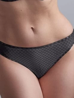 String 4 Cm SPACE ODYSSEY STYLE Checkered Steel Von Marlies Dekkers 9 String 4 Cm SPACE ODYSSEY STYLE Checkered Steel Von Marlies Dekkers -Modische Unterwäsche tanga grau kariert 19552 space odyssey marlies dekkers 2