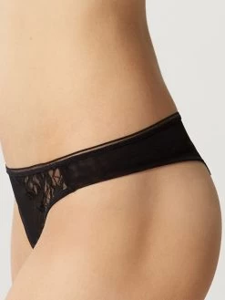 Tüll String SIN Von Maison Lejaby -Modische Unterwäsche tanga schwarz 19162 sin maison lejaby 1 1