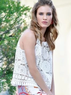 Top Aus Spitze CREME Von Chiara Fiorini -Modische Unterwäsche top cf9805 cf9806 chiara fiorini 4 1