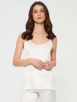 Seidentop SETA No. 6 Uni Von Chiara Fiorini 30 Seidentop SETA No. 6 Uni Von Chiara Fiorini -Modische Unterwäsche top seide elfenbein weiss gc184 chiara fiorini 11