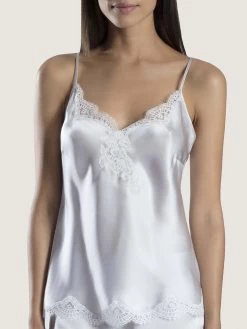 100% Seide Top SOIE D´AMOUR Von Aubade -Modische Unterwäsche top seide silber ms38 soie d amour aubade 1