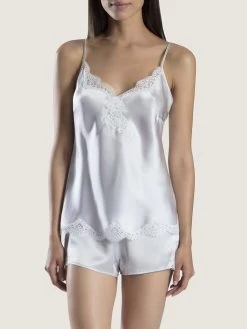 100% Seide Top SOIE D´AMOUR Von Aubade -Modische Unterwäsche top seide silber ms38 soie d amour aubade 3