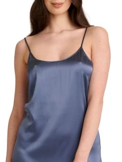 Seidentop SEDUZIONE DI SETA Von Gattina Satin -Modische Unterwäsche top stonegrey 381480 seducione di seta gattina 2 2