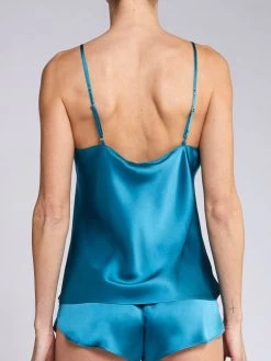 Seidentop CARLA Von Vivis -Modische Unterwäsche top v0001 carla blau vivis 4