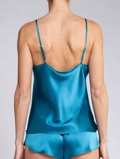 Seidentop CARLA 100% Seide Von Vivis 17 Seidentop CARLA 100% Seide Von Vivis -Modische Unterwäsche top v0001 carla blau vivis 4 2