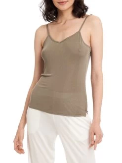 Seidentop Aus 100% Wirkseide PURE Schwarz Oder Weiss Von Gattina -Modische Unterwäsche top wirkseide 387080 cashmere gattina 8