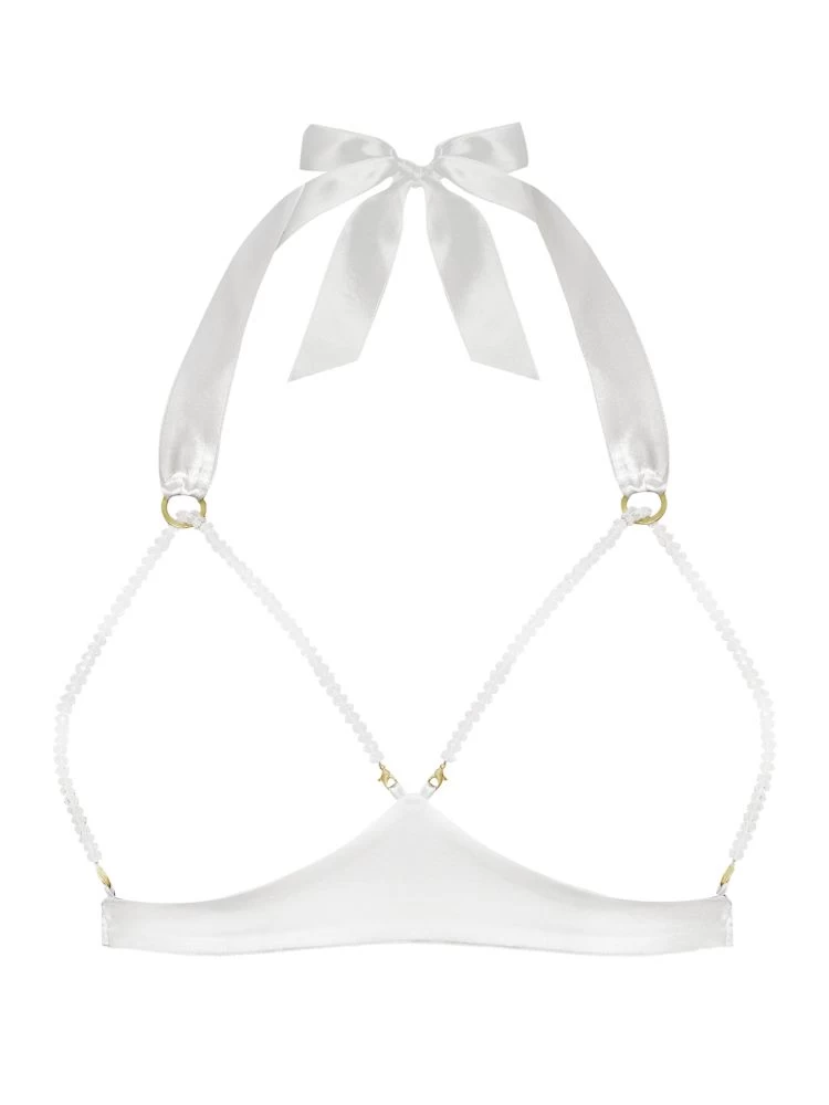 Ouvert Triangel-BH GEISHA SG Mit Schmuck-Kristallen Von Cadolle 4 Ouvert Triangel-BH GEISHA SG Mit Schmuck-Kristallen Von Cadolle – Bild 2