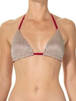 Triangel-Bikini ISLAND Gold-purpur Von Ritratti Mare -Modische Unterwäsche triangel bikini island gold purpur 72012 ritratti mare 2