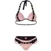Triangel Bikini BELT EYES PINK BLACK Von Eniqua -Modische Unterwäsche triangel bikini rosa schwarz belt eyes 3203601 eniqua 1