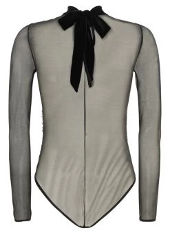 Pailletten Langarm Body SONIA Schwarz Von Room 24 -Modische Unterwäsche tuell pailletten body sonia 219510 schwarz room24 6