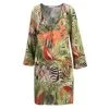 Viscose Tunika ZEBRA IN PARADISE Apricot Grün Von Fürstenberg -Modische Unterwäsche tunika pfirsich bunt 243 31605 fuerstenberg 2